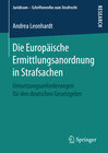 Buchcover Die Europäische Ermittlungsanordnung in Strafsachen