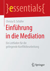 Buchcover Einführung in die Mediation