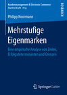 Buchcover Mehrstufige Eigenmarken