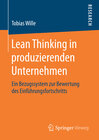 Buchcover Lean Thinking in produzierenden Unternehmen