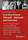 Buchcover Grete Henry-Hermann: Philosophie – Mathematik – Quantenmechanik
