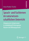 Buchcover Sprach- und Fachlernen im naturwissenschaftlichen Unterricht