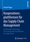 Buchcover Kooperationsplattformen für das Supply Chain Management