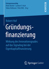 Buchcover Gründungsfinanzierung