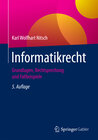 Buchcover Informatikrecht
