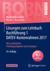 Buchcover Lösungen zum Lehrbuch Buchführung 1 DATEV-Kontenrahmen 2017