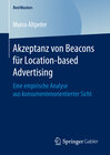 Buchcover Akzeptanz von Beacons für Location-based Advertising