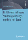 Buchcover Einführung in lineare Strukturgleichungsmodelle mit Stata