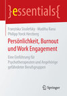 Buchcover Persönlichkeit, Burnout und Work Engagement
