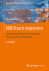 Buchcover VOB/B nach Ansprüchen