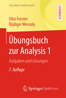 Buchcover Übungsbuch zur Analysis 1