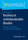 Buchcover Resilienz in rechtsberatenden Berufen