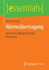 Buchcover Wärmeübertragung