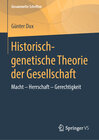Buchcover Historisch-genetische Theorie der Gesellschaft