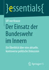 Buchcover Der Einsatz der Bundeswehr im Innern
