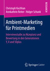 Buchcover Ambient-Marketing für Printmedien