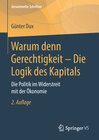 Buchcover Warum denn Gerechtigkeit - Die Logik des Kapitals