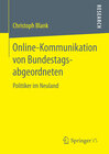 Buchcover Online-Kommunikation von Bundestagsabgeordneten