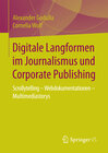 Buchcover Digitale Langformen im Journalismus und Corporate Publishing