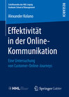 Buchcover Effektivität in der Online-Kommunikation