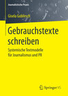 Buchcover Gebrauchstexte schreiben