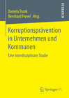 Buchcover Korruptionsprävention in Unternehmen und Kommunen