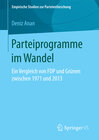 Buchcover Parteiprogramme im Wandel