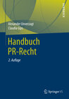 Buchcover Handbuch PR-Recht