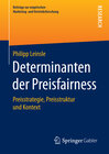 Buchcover Determinanten der Preisfairness