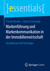 Buchcover Markenführung und Markenkommunikation in der Immobilienwirtschaft