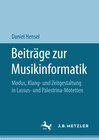 Buchcover Beiträge zur Musikinformatik