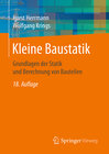 Buchcover Kleine Baustatik