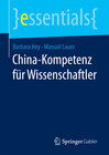Buchcover China-Kompetenz für Wissenschaftler