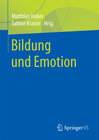 Buchcover Bildung und Emotion