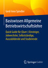 Buchcover Basiswissen Allgemeine Betriebswirtschaftslehre