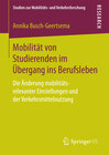 Buchcover Mobilität von Studierenden im Übergang ins Berufsleben