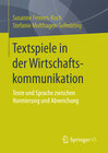 Buchcover Textspiele in der Wirtschaftskommunikation