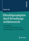 Buchcover Klimafolgenadaption durch Verwaltungsverfahrensrecht
