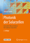 Buchcover Photonik der Solarzellen