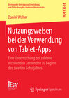 Buchcover Nutzungsweisen bei der Verwendung von Tablet-Apps