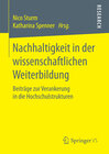 Buchcover Nachhaltigkeit in der wissenschaftlichen Weiterbildung