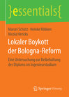 Buchcover Lokaler Boykott der Bologna-Reform