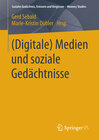 Buchcover (Digitale) Medien und soziale Gedächtnisse