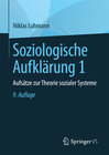 Buchcover Soziologische Aufklärung 1