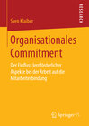 Buchcover Organisationales Commitment