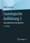 Buchcover Soziologische Aufklärung 5
