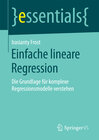 Buchcover Einfache lineare Regression