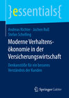 Buchcover Moderne Verhaltensökonomie in der Versicherungswirtschaft