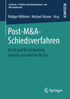 Buchcover Post-M&A-Schiedsverfahren