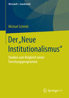 Buchcover Der „Neue Institutionalismus“